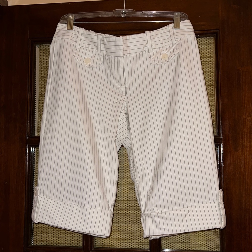 The Limited - Pinstriped Business Shorts
